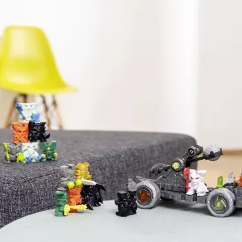 schleich ELDRADOR CREATURES Katapulta su mini būtybe, Monstrai ir drakonai, Robotai / mini būtybės, 7 metai, Daugiaspalvė, Plastikas