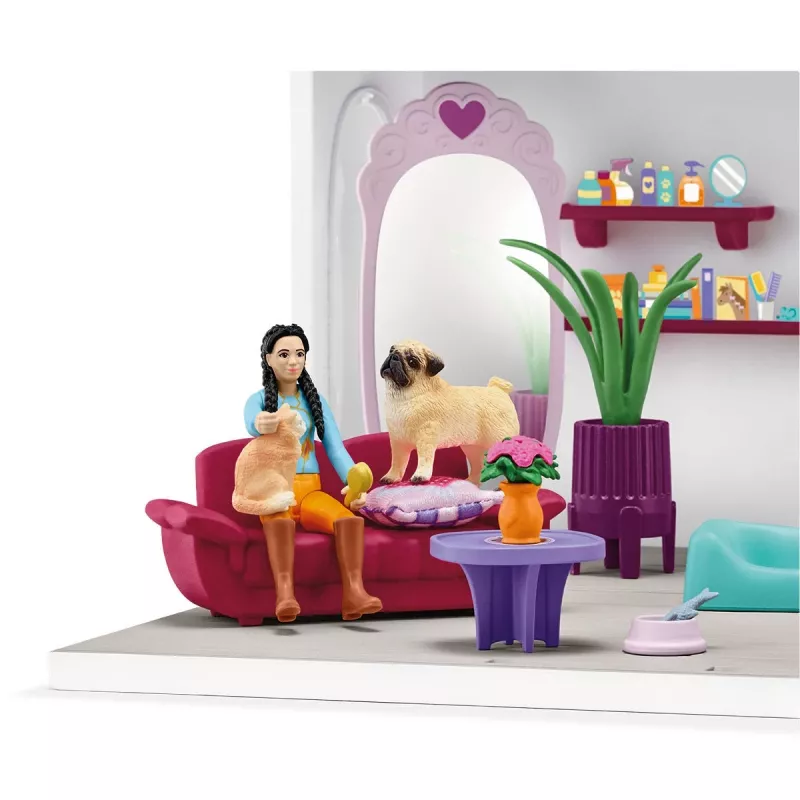 schleich HORSE CLUB Sofia’s Beauties naminių gyvūnėlių salonas, Salonas ir SPA, Naminių gyvūnėlių salonas, 3 metai, Įvairiaspalvis, Plastikas