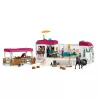 schleich HORSE CLUB Arklių transporteris, Pastatai, Stovyklavimas, Arklidė, Arkliai, Jojimo turnyras, 5 m., Įvairiaspalvis, Plastikas