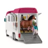 schleich HORSE CLUB Arklių transporteris, Pastatai, Stovyklavimas, Arklidė, Arkliai, Jojimo turnyras, 5 m., Įvairiaspalvis, Plastikas