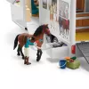 schleich HORSE CLUB Arklių transporteris, Pastatai, Stovyklavimas, Arklidė, Arkliai, Jojimo turnyras, 5 m., Įvairiaspalvis, Plastikas