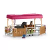 schleich HORSE CLUB Arklių transporteris, Pastatai, Stovyklavimas, Arklidė, Arkliai, Jojimo turnyras, 5 m., Įvairiaspalvis, Plastikas