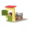 schleich FARM WORLD ponių dėžė su Islandijos ponių eržilu, ūkis, pastatai, ūkio gyvūnai / ūkio žaislai, arklių arklidė, arkliai, 3 m., įvairiaspalvė
