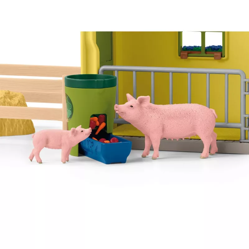 schleich FARM WORLD Didelis ūkis su gyvūnais ir priedais, Ūkis, 3 m., Daugiaspalvis, Plastikas