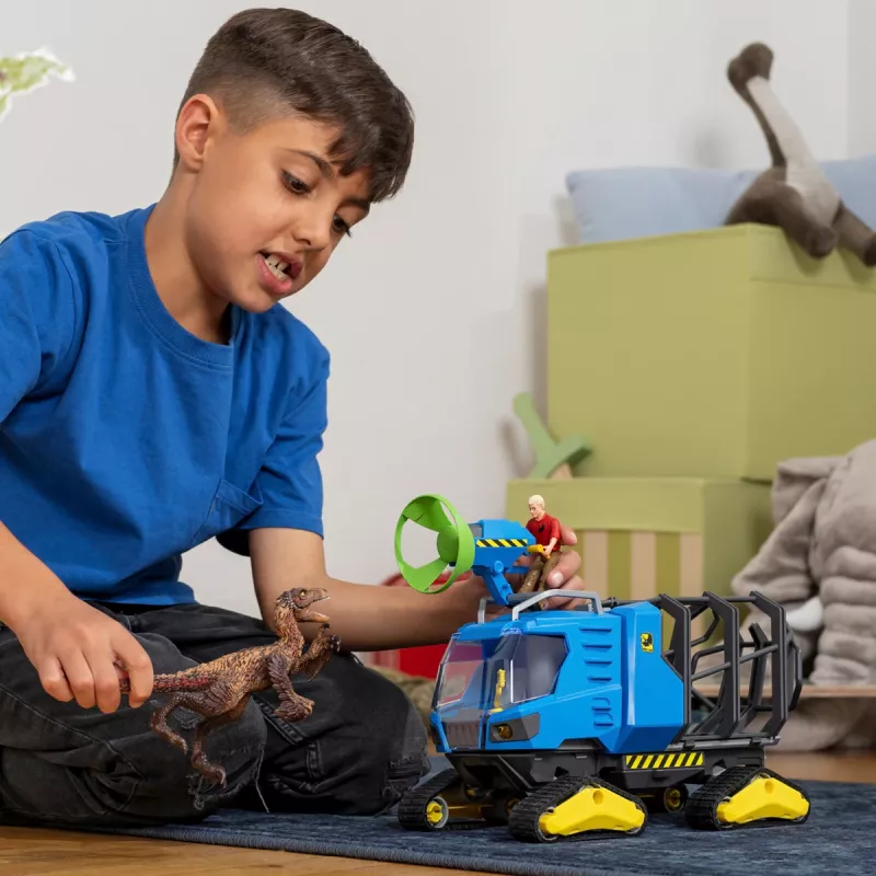 Schleich dinozaurų vikšrinė transporto priemonė, įvairiaspalvė, 42604