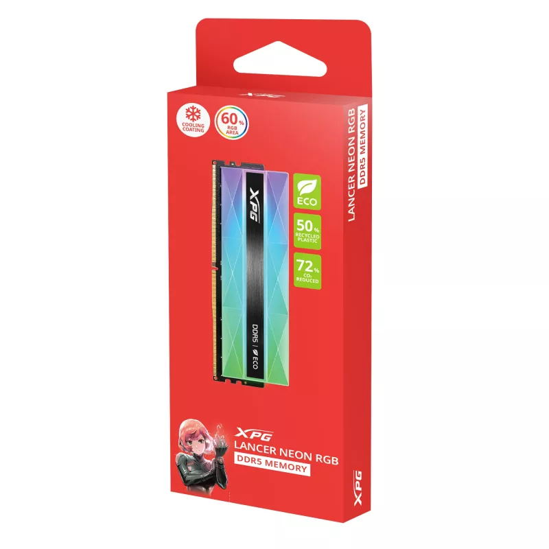 ADATA DDR5 16GB 6400MHz CL32 vieno modulio operatyvioji atmintinė