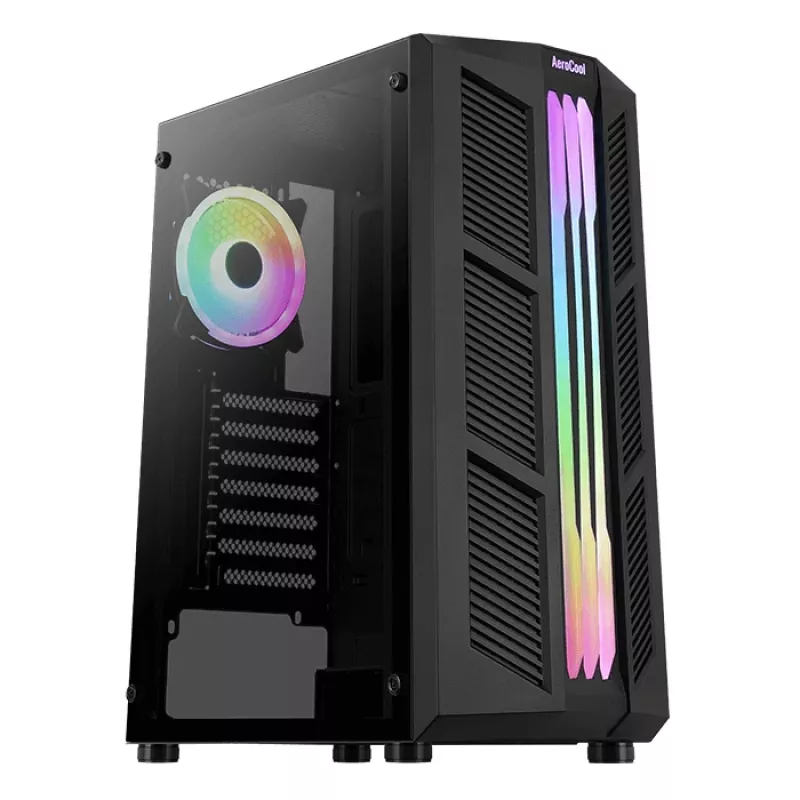 Aerocool Prime-G-BK-v2 Midi Tower Juoda