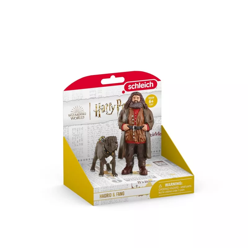 schleich Hagridas ir Ilčiukas, 6 m., Haris Poteris™, Daugiaspalvis, Plastikas