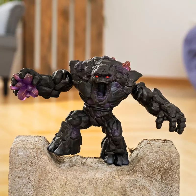 schleich ELDRADOR CREATURES Šešėlinis akmens monstras, Monstrai ir drakonai, Akmens pasaulis, 7 m., Juoda, Violetinė, Plastikas