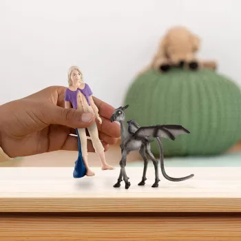 schleich Luna Lovegood ir kūdikis thestral, 6 metai, Haris Poteris™, Daugiaspalvis, Plastikas