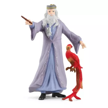 schleich Albas Dumbldoras ir Fawkesas, 6 m., Haris Poteris™, įvairiaspalvis, plastikinis
