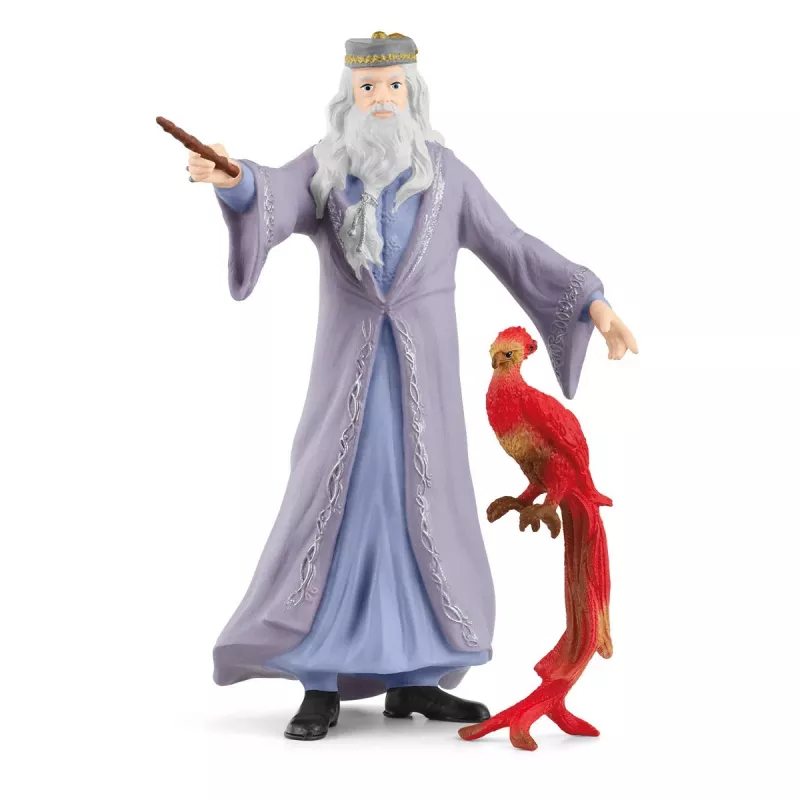 schleich Albas Dumbldoras ir Fawkesas, 6 m., Haris Poteris™, įvairiaspalvis, plastikinis