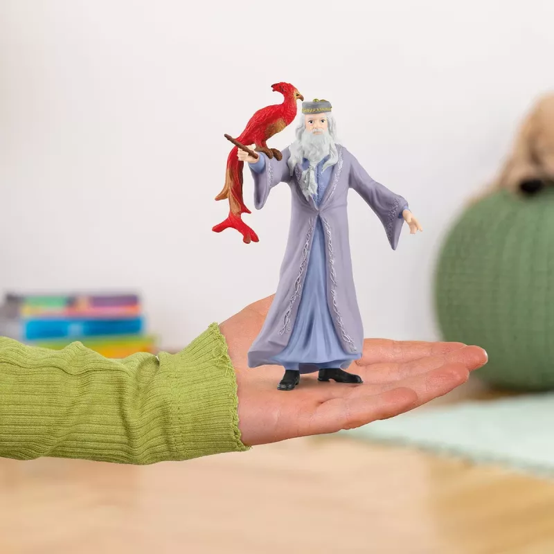 schleich Albas Dumbldoras ir Fawkesas, 6 m., Haris Poteris™, įvairiaspalvis, plastikinis