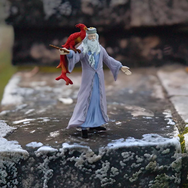 schleich Albas Dumbldoras ir Fawkesas, 6 m., Haris Poteris™, įvairiaspalvis, plastikinis
