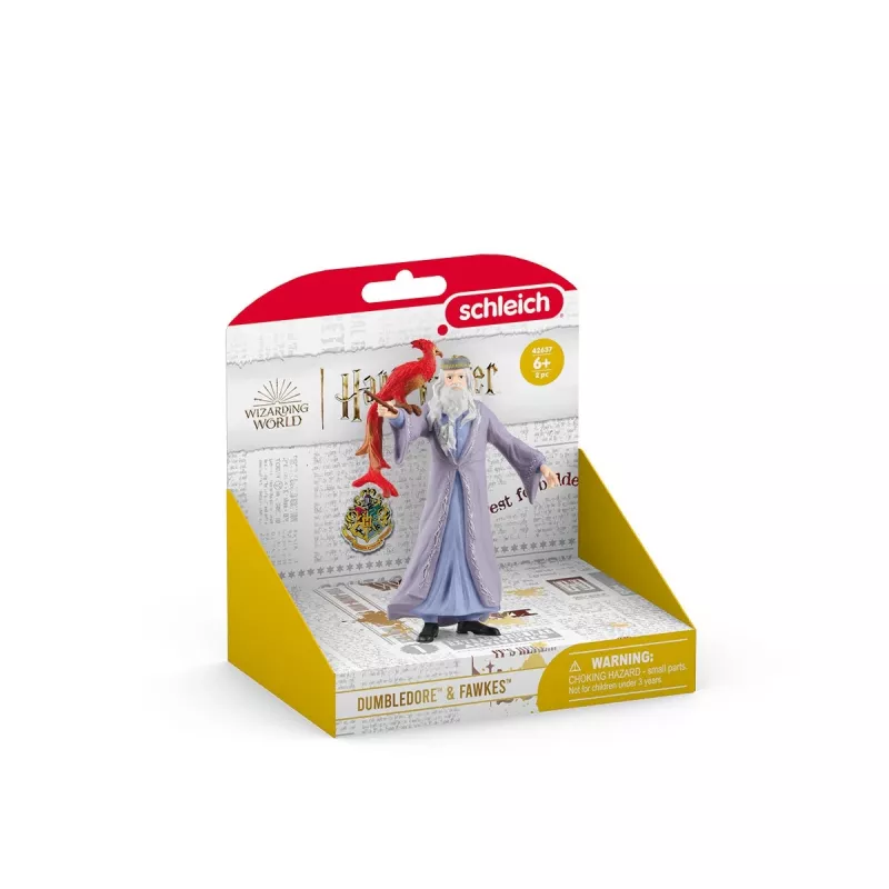 schleich Albas Dumbldoras ir Fawkesas, 6 m., Haris Poteris™, įvairiaspalvis, plastikinis