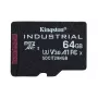 Kingston Technology 64 GB microSDXC Industrial C10 A1 pSLC kortelė, vienoje pakuotėje be adapterio