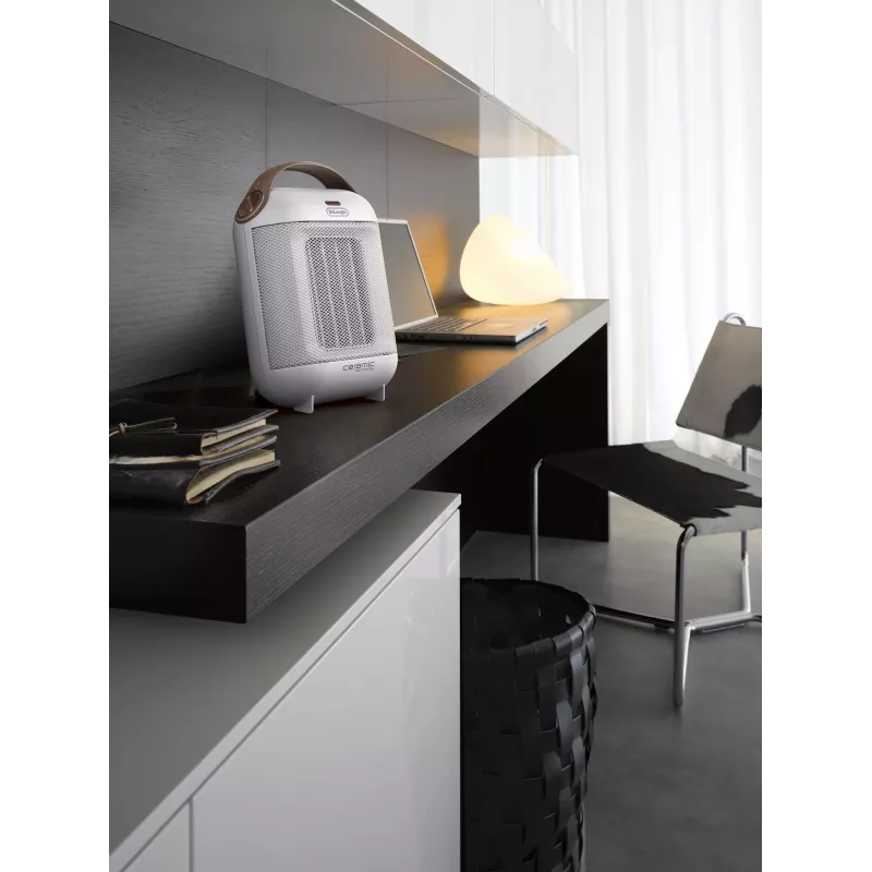 De’Longhi Capsule HFX30C18.IW vidaus rudas, baltas 1800 W ventiliatorinis elektrinis šildytuvas