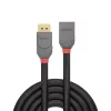 Lindy 1 m DisplayPort 1.4 ilginamasis kabelis, Anthra Line, 1 m, DisplayPort, DisplayPort, Vyr., Mot., 7680 x 4320 pikseliai