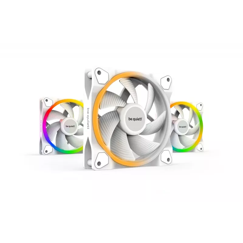 be quiet Light Wings White | 120mm PWM Triple Pack Kompiuterio korpuso ventiliatorius 12 cm 3 vnt.