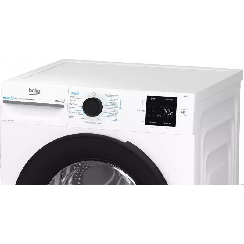 Beko b300 BM3WFU3941X skalbimo mašina Įkraunama iš priekio 9 kg 1351 aps./min Balta
