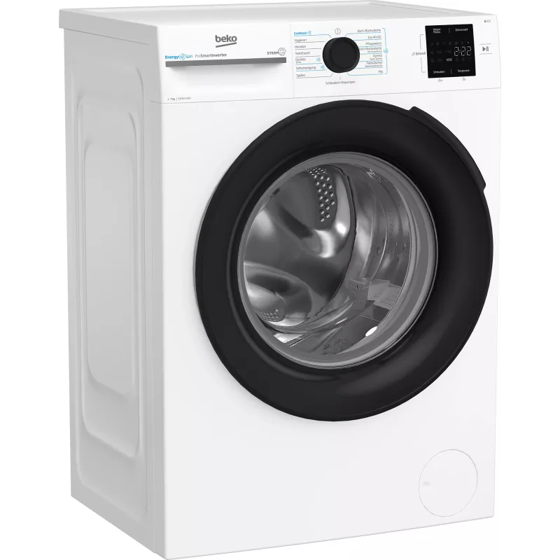 Beko b300 BM3WFU3741X skalbimo mašina Pakraunama iš priekio 7 kg 1351 aps./min. Balta