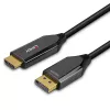 “Lindy” 2 m aktyvus DisplayPort 1.4 į HDMI 8K60 laidas, 2 m, HDMI A tipo (standartinis), DisplayPort, kištukas, kištukas, tiesus