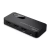 Lindy 2 prievadų HDMI 8K60 abipusis perjungiklis, HDMI, ABS, juoda, 120 Hz, 3840 x 2160, 7680 x 4320, 48 Gbit/s