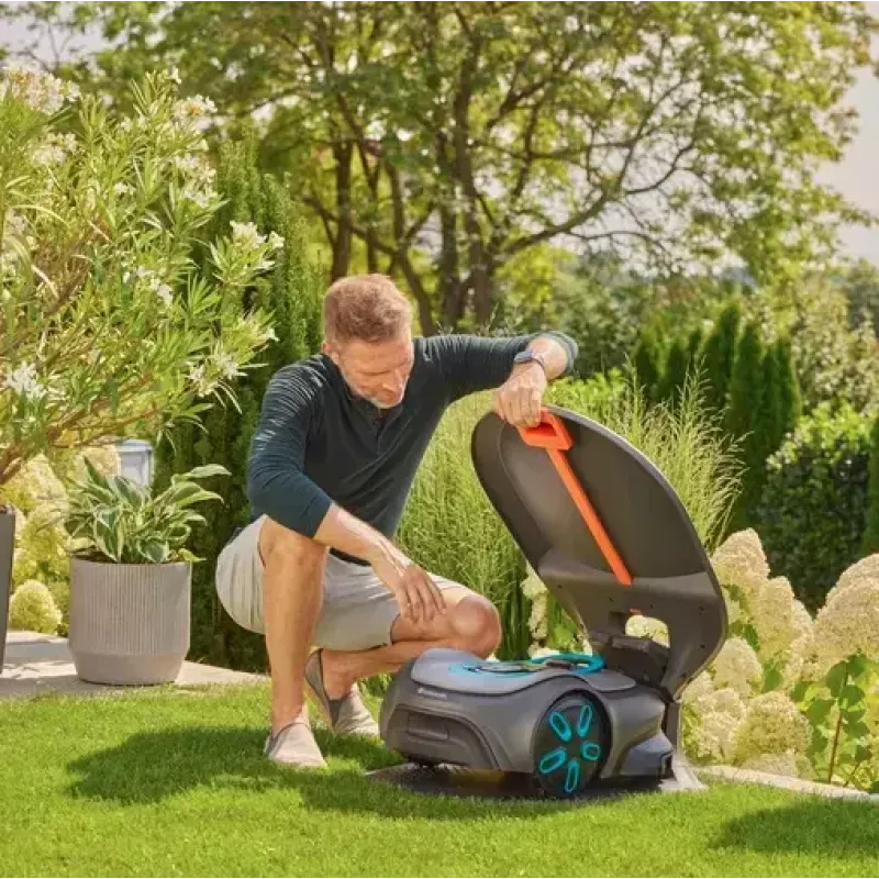 Robotinės vejapjovės garažas Gardena 15025-20 suderinamas su SILENO pro max free