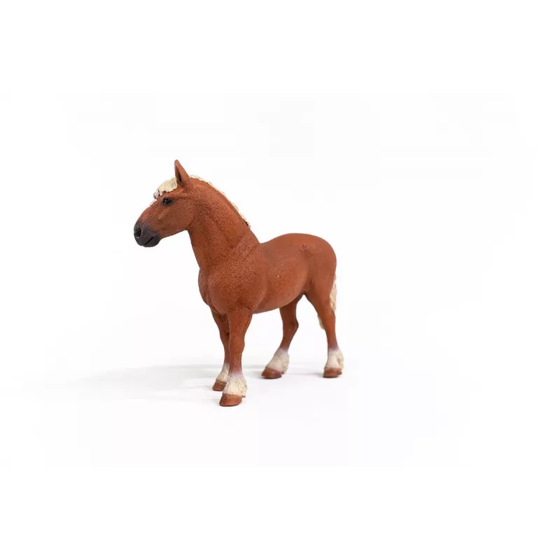schleich FARM WORLD Belgijos sunkusis arklys, 3 m., Ūkio gyvūnai / ūkio žaislai, Arkliai, Ruda, Plastikas