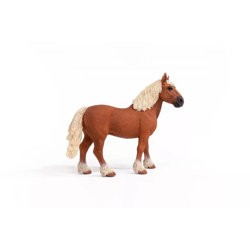 schleich FARM WORLD Belgijos sunkusis arklys, 3 m., Ūkio gyvūnai / ūkio žaislai, Arkliai, Ruda, Plastikas