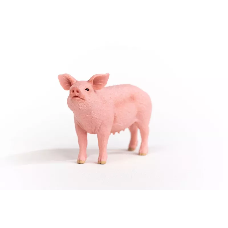 Schleich fermos kiaulės modelis 13933, rožinė, rekomenduojamas amžius 3+