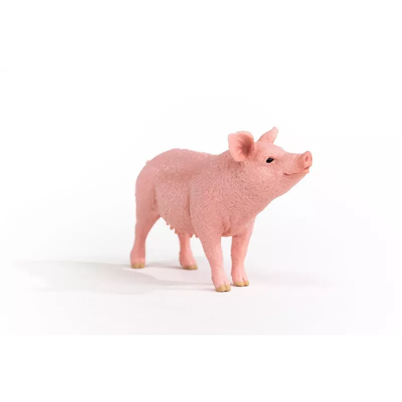 Schleich fermos kiaulės modelis 13933, rožinė, rekomenduojamas amžius 3+