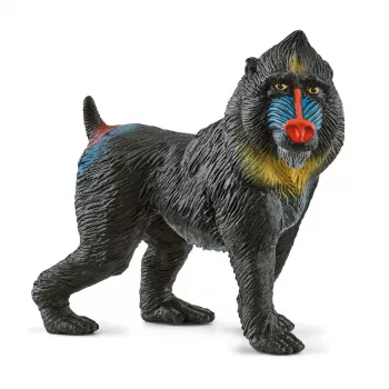 Schleich WILD LIFE Mandrilas 14856 Rekomenduojamas amžius 3 metai Juoda