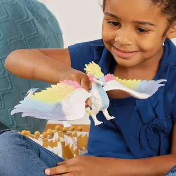 schleich BAYALA Vaivorykštinis drakonas, 5 m., Vienaragis / Pegasas, Vienaragių ir fėjų pasaulis, Įvairiaspalvis, Plastikas