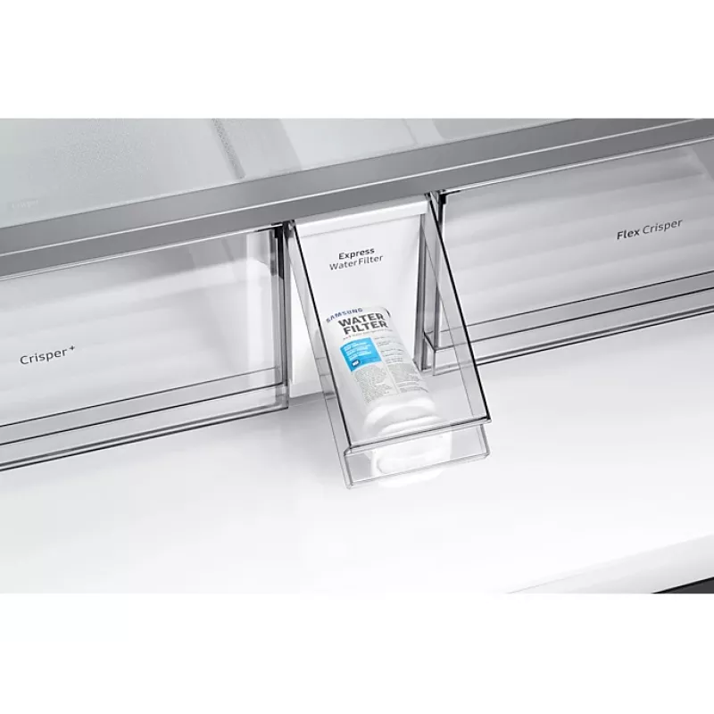 Samsung RF65A96768A šaldytuvas šonas prie šono Laisvai pastatomas 647 L Balta