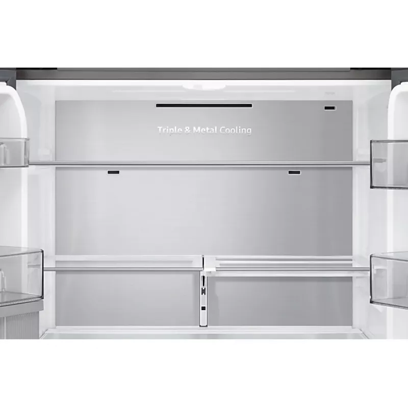Samsung RF65A96768A šaldytuvas šonas prie šono Laisvai pastatomas 647 L Balta