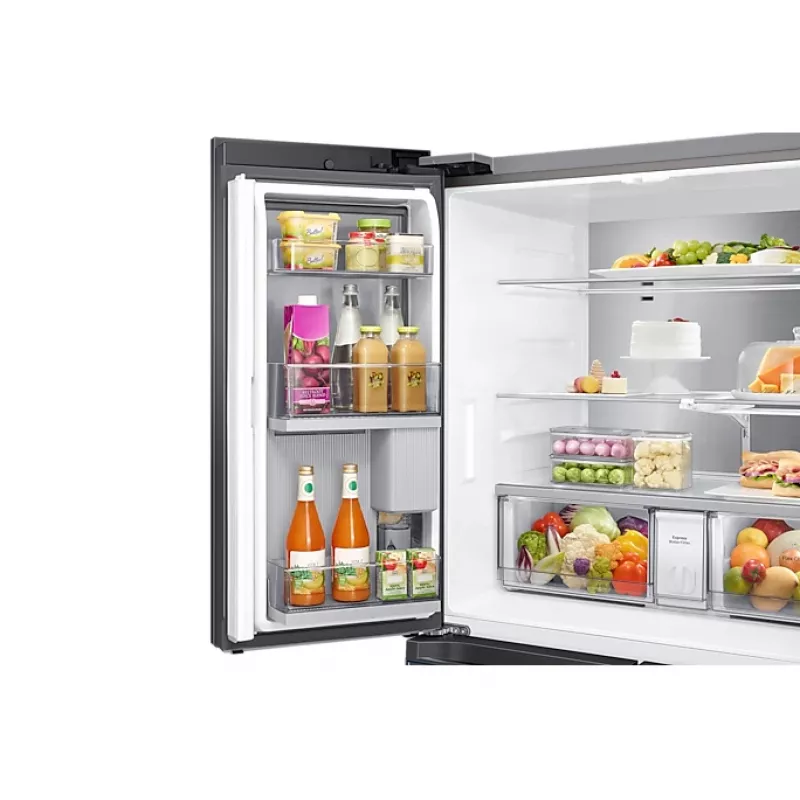 Samsung RF65A96768A šaldytuvas šonas prie šono Laisvai pastatomas 647 L Balta