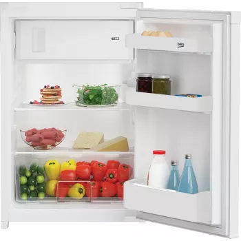 Beko B1754FN kombinuotas šaldytuvas, įmontuojamas, 110 l, baltas