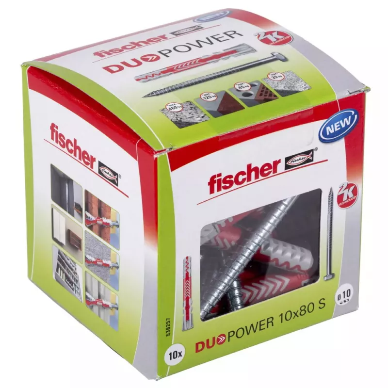 Išsiplėtimo inkaras Fischer DUOPOWER 10 x 80 S LD