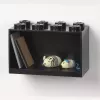 Shelf Room Copenhagen LEGO Brick 8 juoda, modulinė vitrininė lentyna