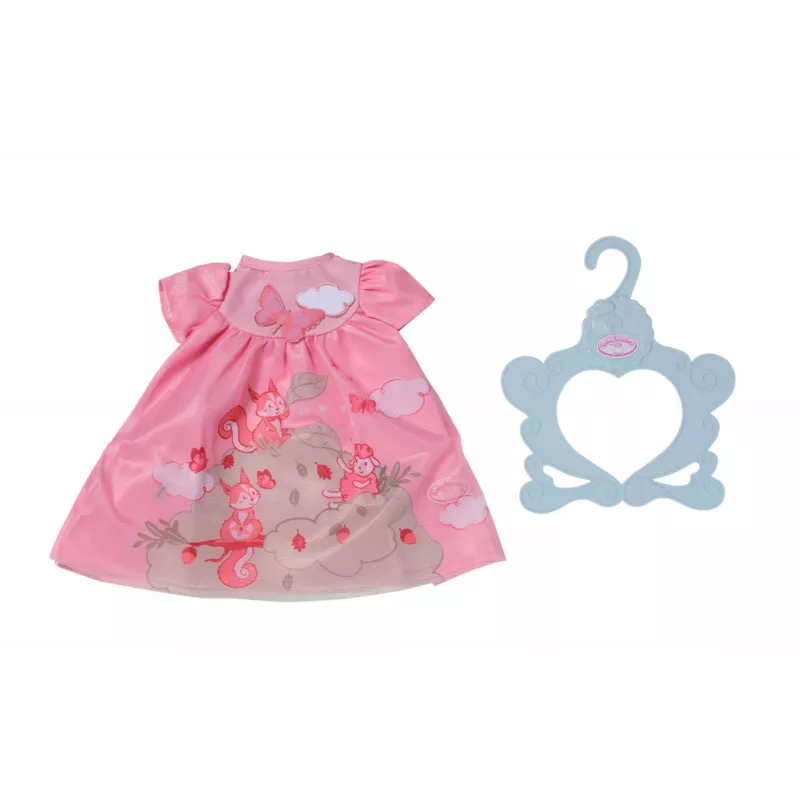 Baby Annabell suknelė rožinė 43cm lėlės suknelė