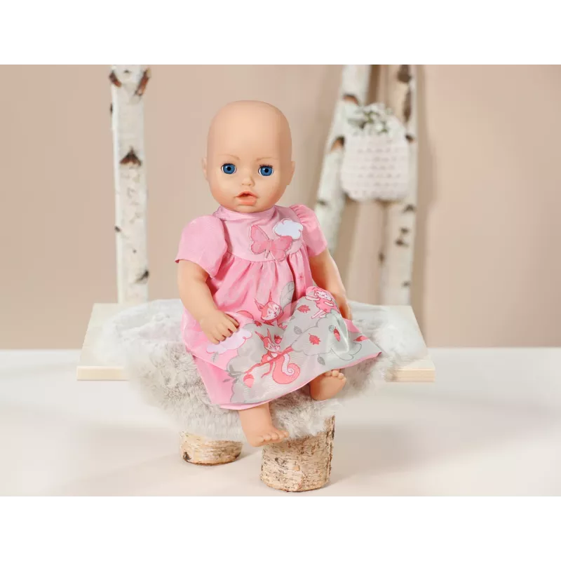 Baby Annabell suknelė rožinė 43cm lėlės suknelė