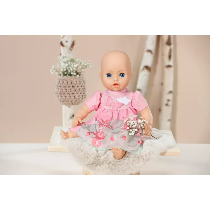 Baby Annabell suknelė rožinė 43cm lėlės suknelė