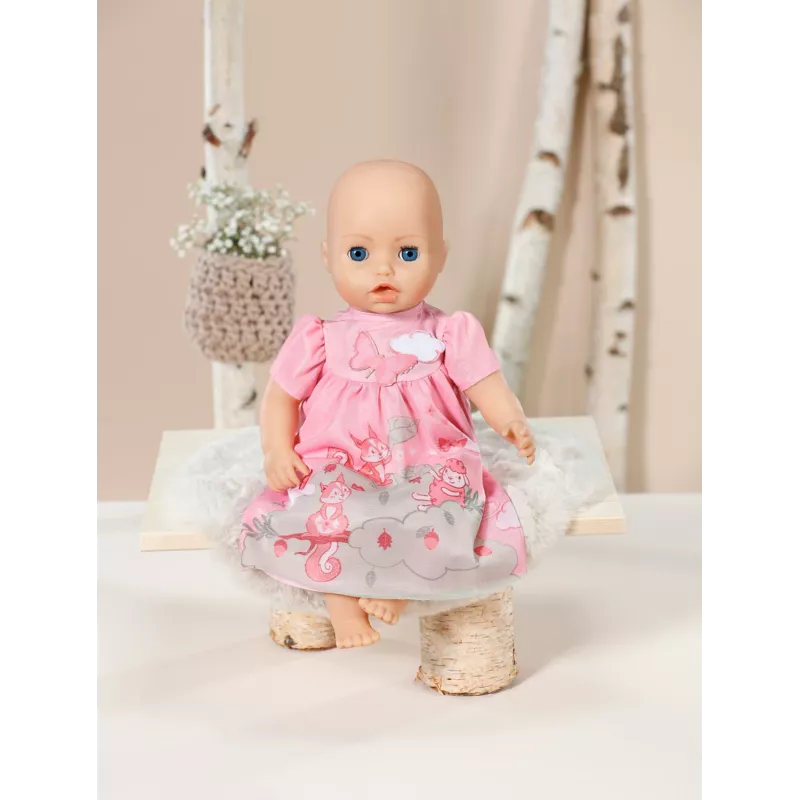 Baby Annabell suknelė rožinė 43cm lėlės suknelė