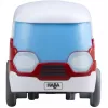 Bus HABA Kullerbu Momentum Motor Mini Bus mėlynos, pilkos, raudonos, baltos spalvos