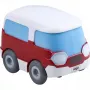 Bus HABA Kullerbu Momentum Motor Mini Bus mėlynos, pilkos, raudonos, baltos spalvos