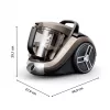 Rowenta Compact Power XXL RO4B50 2,5 L cilindrinis dulkių siurblys sausam valymui 900 W be maišelio