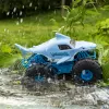 Monster Jam , Official Megalodon STORM visureigis radijo bangomis valdomas monstrų sunkvežimis, mastelis 1:15