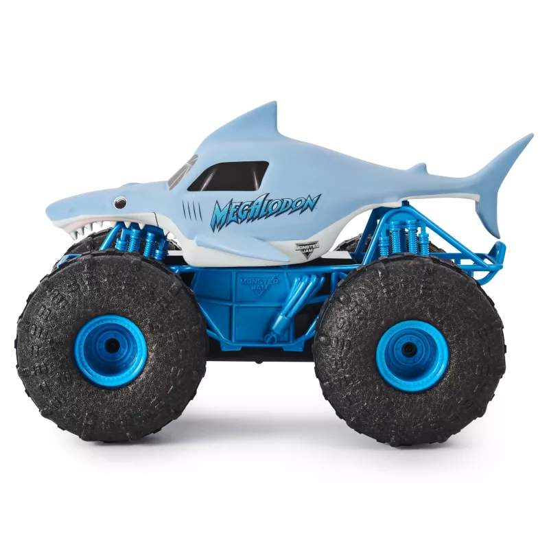 Monster Jam , Official Megalodon STORM visureigis radijo bangomis valdomas monstrų sunkvežimis, mastelis 1:15
