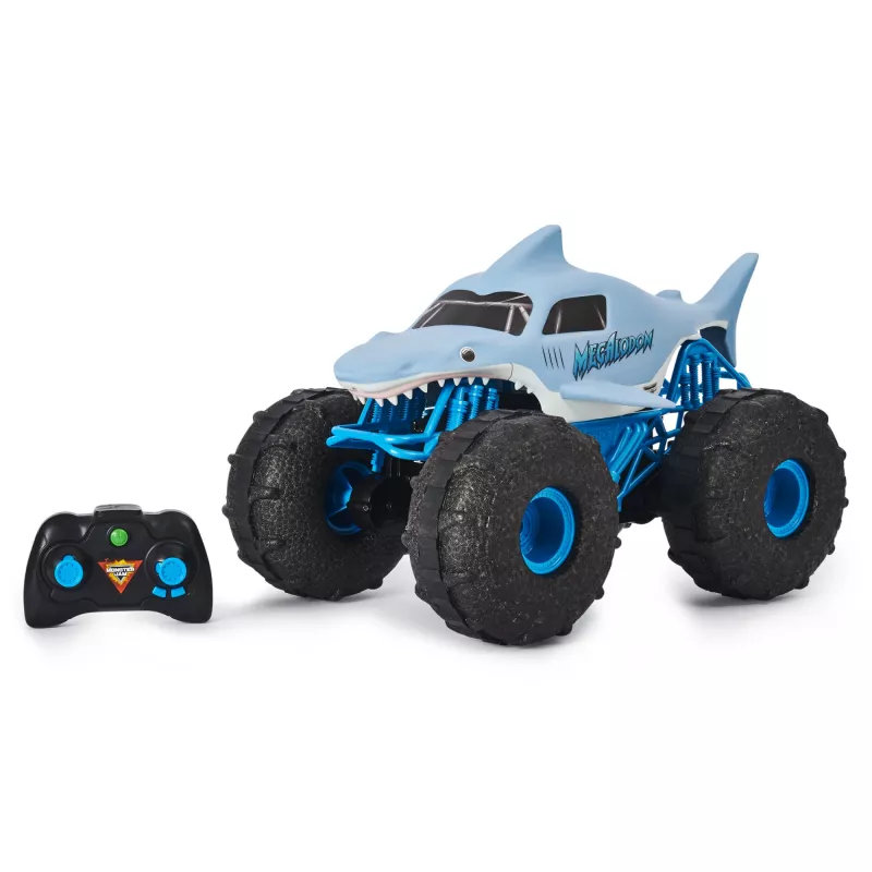Monster Jam , Official Megalodon STORM visureigis radijo bangomis valdomas monstrų sunkvežimis, mastelis 1:15